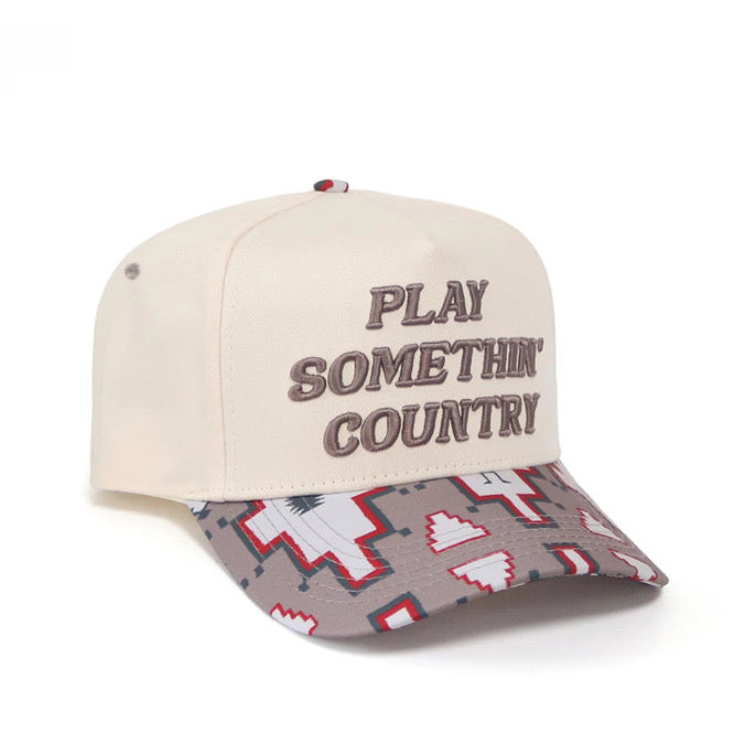 Play Something Country Snapback Red Rocks Limited Edition