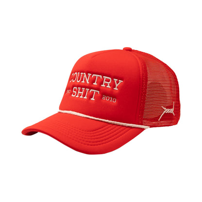 Country Shit Foamie Red