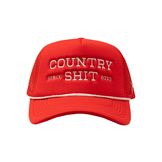 Country Shit Foamie Red